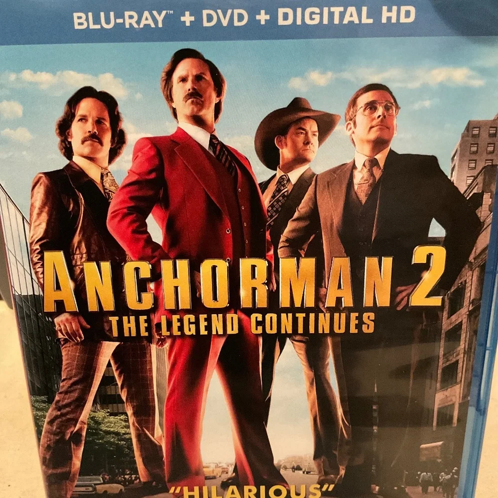 Blu Ray Disc - Anchorman 2. V55